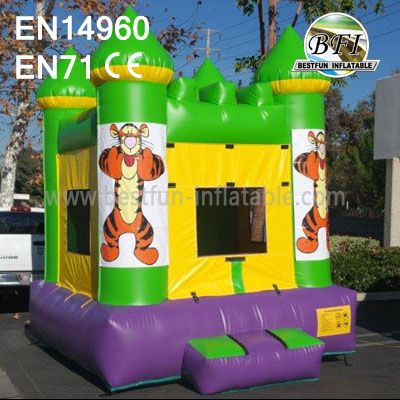 Inflatable Tiger Bounce House With Website