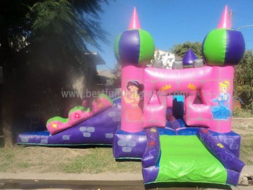 High Quality Princess Inflatable Bounce Moonwalks