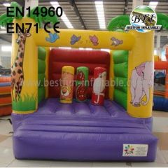 Jungle Theme Moonwalk Party Inflatable Bouncers