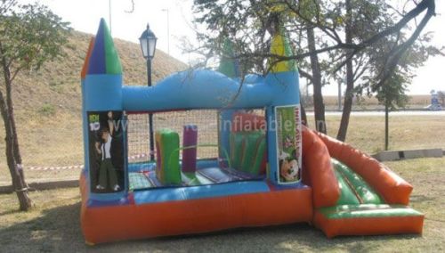 Commercial Ben 10 Blow Up Bounce House