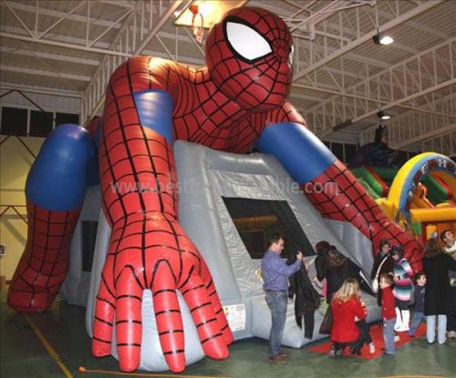 Spiderman Inflatable Bouncers Jumping