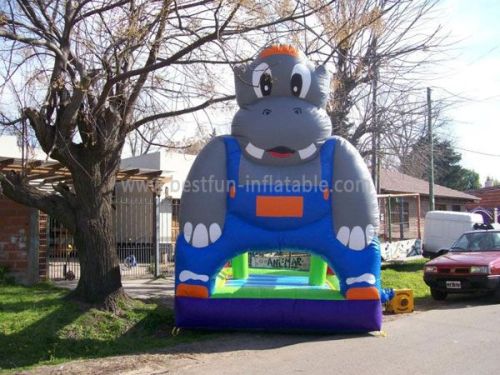 Huge Hippo Jumping Bounce Houses