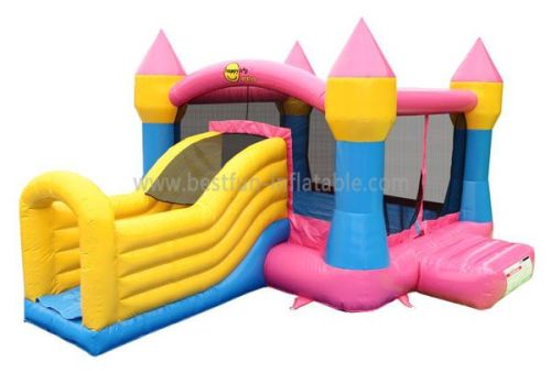 Lovely Jumping Inflatables Castle With Slide