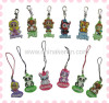 soft pvc rubber panda mobile pendant