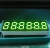 6-Digit 0.36-inch Anode Green 7 segment led clock dislay