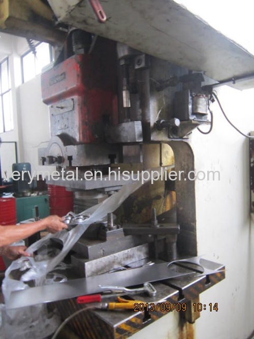 Steel block base stamping parts with thickness 6mm for railway fasten