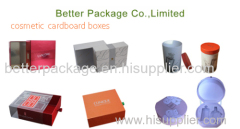 Cosmetic cardboard packaging boxes