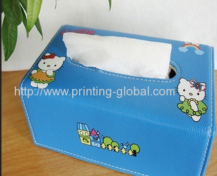 Heat transfer films for PU tissue box