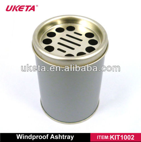 Round Tin Ashtray Metal Ashtray