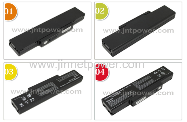 Full capacity genuine battery for laptops A9 F3 series for ASUS SQU-528 SQU-524
