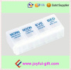 Plastic Portable Transparent Lockable 1 Day Medicine Box For Promotion