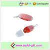 Promotional Plastic Protable Transparent 2 Case Pill BOX Wiht Lid