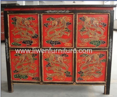 Tibetan antique reproduction cabinet