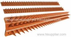 Plastic wall spikes in UV stabilized weatherproof polypropylene