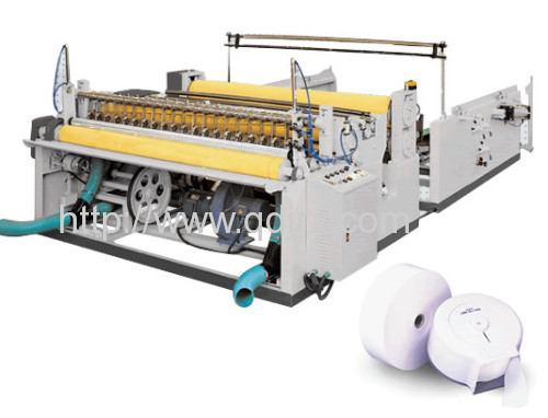 Automatic Toilet Paper Roll Slitting &Rewinding Machine