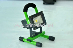 Green 10W 2200mAh Portable LED Flood Light