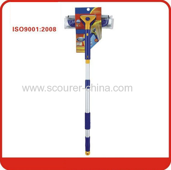 Telescopic aluminum handle Microfiberwindow washer