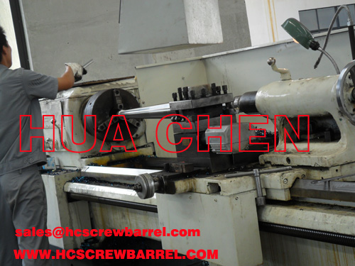 Chinc extruder conical twin screw barrel for sheet profile pipe buckle film