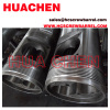 extruder conical twin screw barrel for sheet profile pipe buckle film