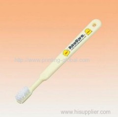 Hot stamping film for plastic toothbrush