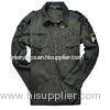 Fashion Cotton Police Casual Mens Cargo Shirt With Solid Color
