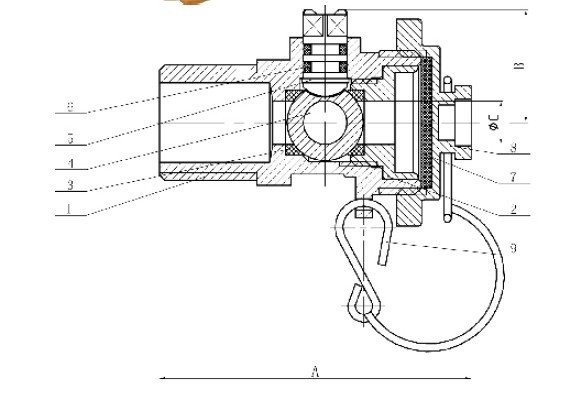 Brass Draining Ball Valve