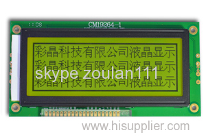 192x64 STN lcd module display support parallel communication (CM19264-1)