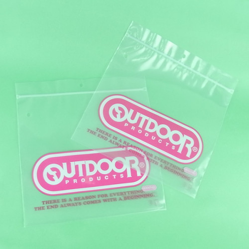 custome printed ldpe zipper plastic bag