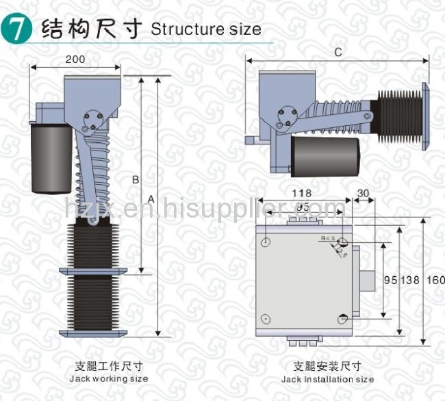 Folding jack leveling system