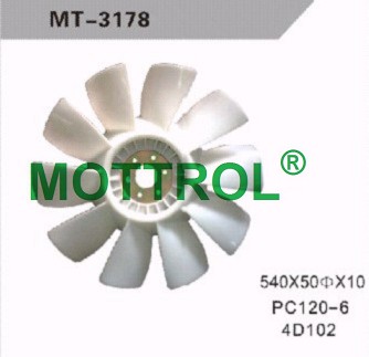 PC120-6 4D102 FAN BLADE FOR EXCAVATOR
