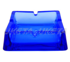 Square Clear Glass Ashtray