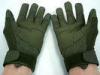 Mens Outdoor Airsoft / Handgun Shooting Gloves Olive For Combat