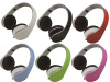 colorful foldable headphone stn- 2280 with hands free talk on the detachable cord