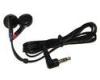 Hight Performance 3.5mm Stereo Disposable Earphone , Single Pin Headset