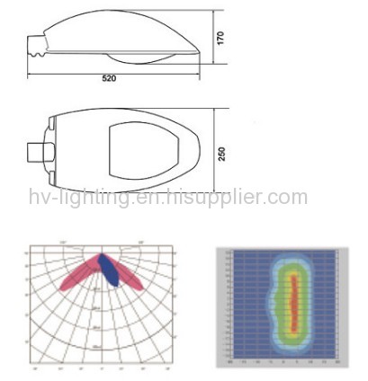 30W 50W Modular LED Roadway lamps IP65