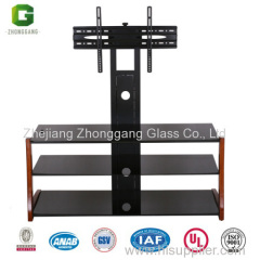 Glass TV Table with MDF Frame/Living Room Furniture/MDF TV Table/Wooden TV Table