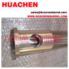 Bimetallic screw barrel for foreign extruder machines