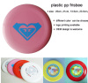 round plastic flying disc, advertising frisbee