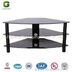 Universal Glass TV Table/Living Room Furniture LED TV Stand/Black Glass TV Table