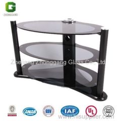 Plasma TV Glass Table TV Stand/ TV Table for Europe Market/ Hot TV Table for High-end Market
