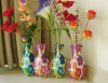 Colorful logo Foldable pvc vase