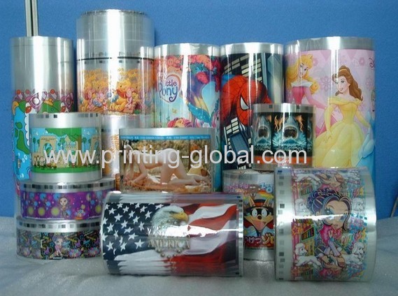 Hot stamping film for plastic coin bank