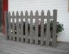 Picket Fence Wood Plastic Composite Fence / External Wall Decoration Panel