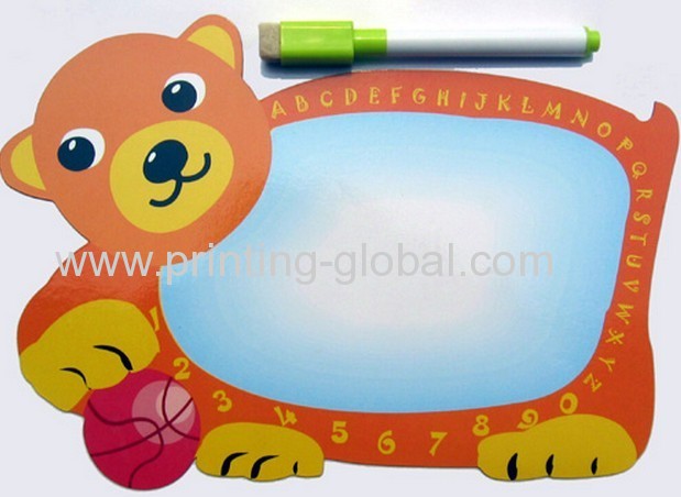 Hot stamping film for plastic write board