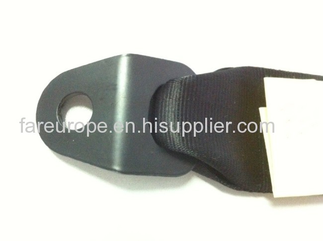 Stactic 2 point aircraft seat belt