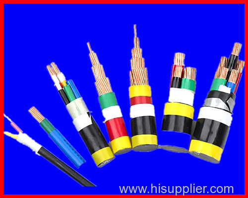 standard: IEC60502 copper conductor XLPE insulated PVC sheathed power cable