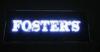 Aluminum Snap Frame Acrylic Indoor LED Signs With Crystal Acrylic Letter
