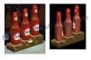 LED Bottle Glorifier Rack In 3 Level , Acrylic Liquor Bottle Display