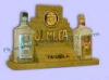 Cardboard Led Lighted Polyresin Liquor Bottle Display For Advertising