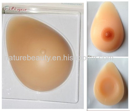 AT oval shaped silicone mastectomy breast forms for breast cancer